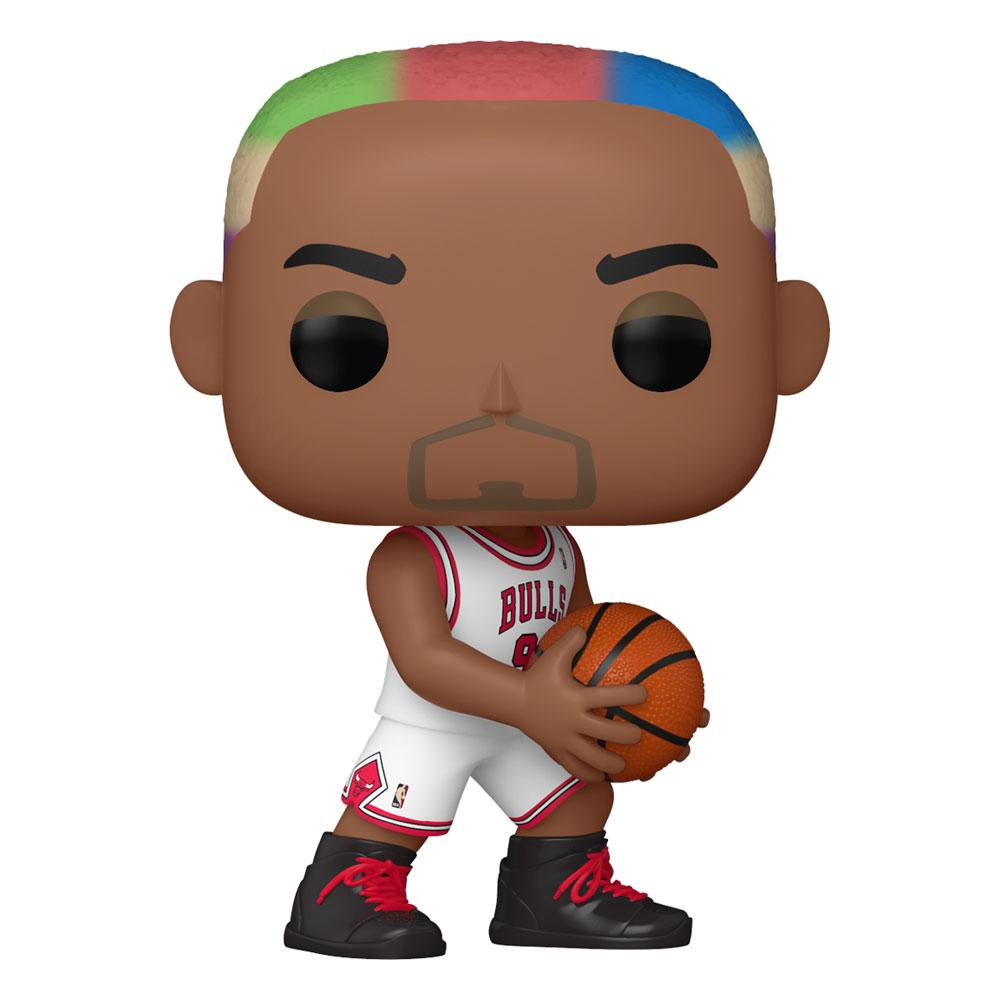 NBA Legends POP! Sports Vinyl Figura Dennis Rodman (Bulls Otthon) 9 cm