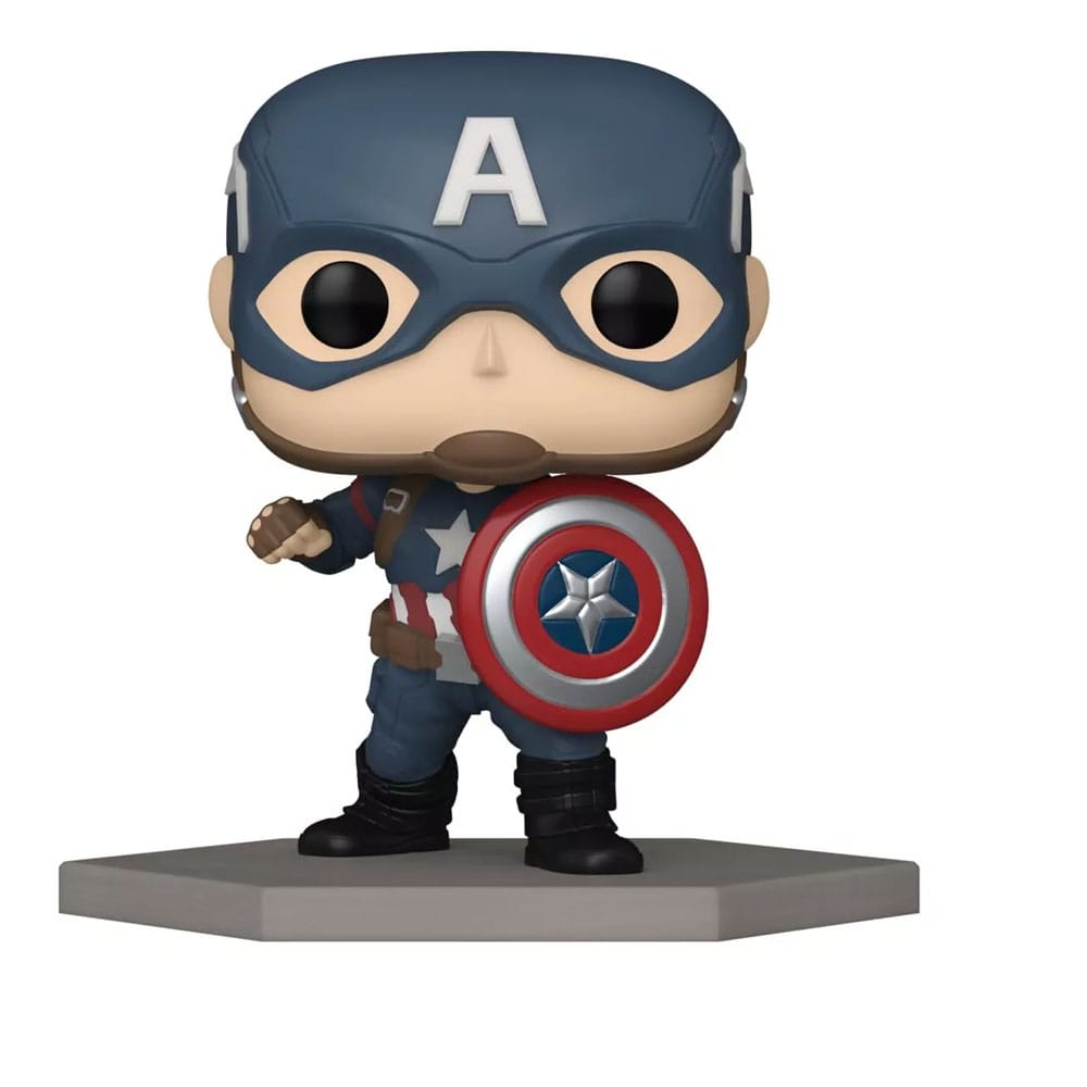 Marvel POP! Animation Vinyl Figura Captain America Exkluzív 9 cm