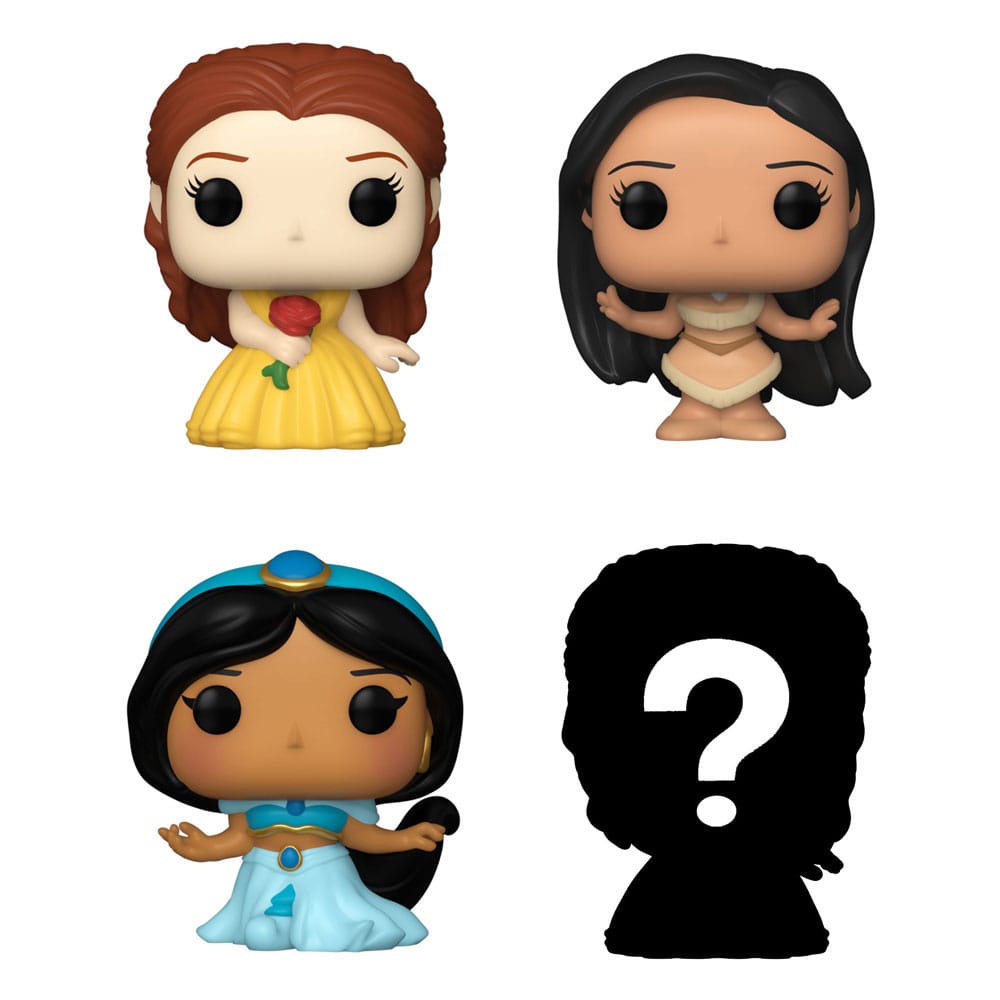 Disney Princesses Bitty POP! Vinyl Figura 4-es Csomag Belle 2,5 cm
