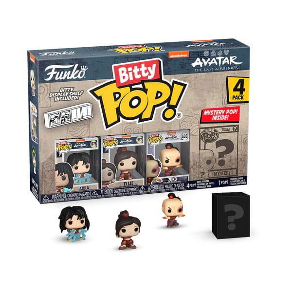 Avatar The Last Airbender Bitty POP! Vinyl Figura 4-es Csomag Azula 2,5 cm