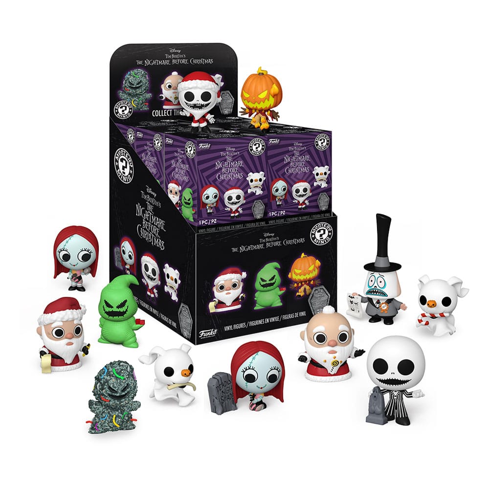 Nightmare before Christmas 30th Mystery Mini Figurák 5 cm Készlet (12)