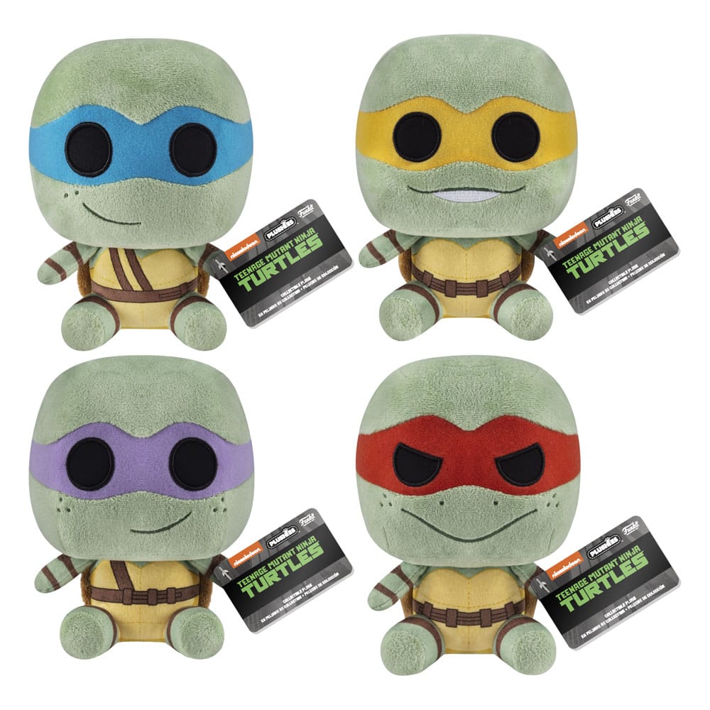 Teenage Mutant Ninja Turtles Plüss Figura Készlet 18 cm Válogatás (6)