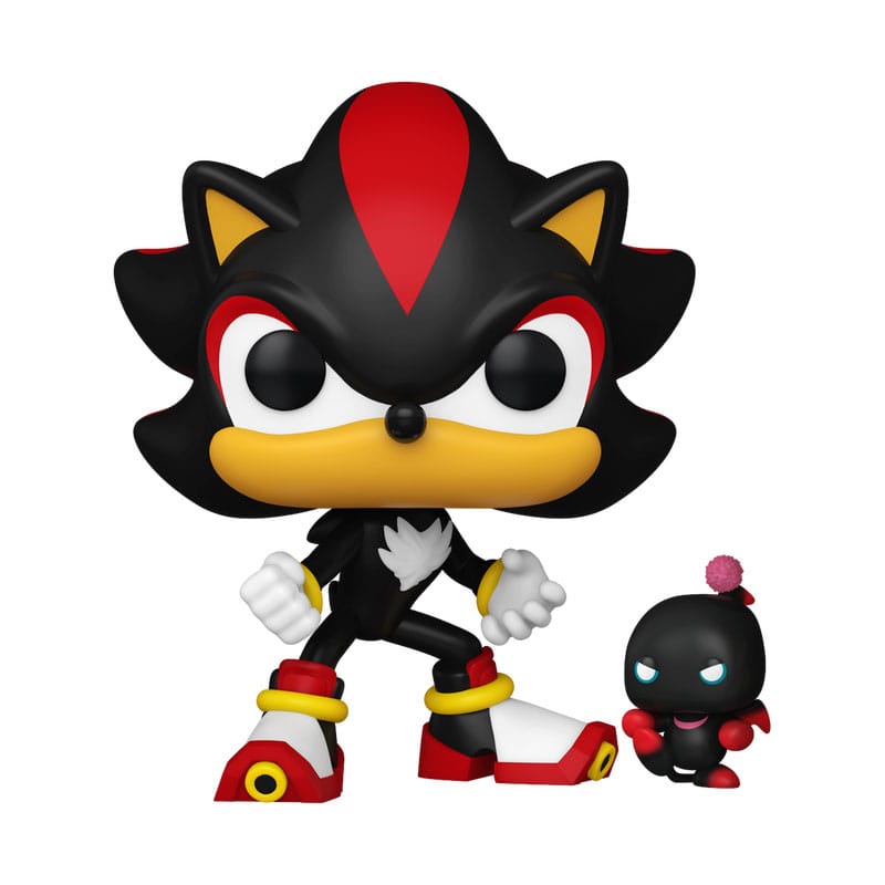 Sonic The Hedgehog POP & Buddy! Vinyl Figura Shadow w/DChao 9 cm