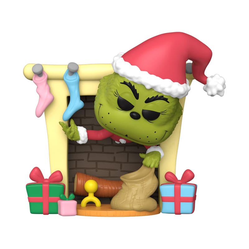 The Grinch POP! Deluxe Vinyl Figura Grinch w/Táska 9 cm