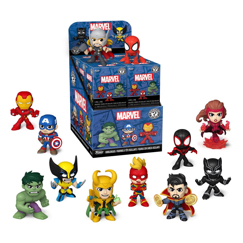 Marvel Mini Figurák New Classics 5 cm Készlet (12)