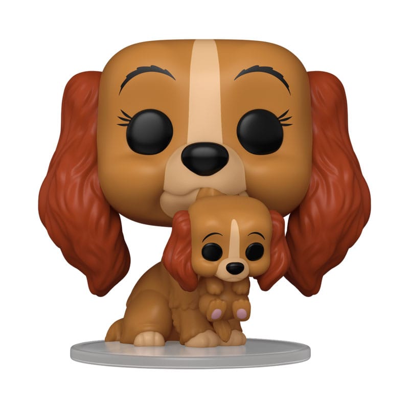 Lady and the Tramp POP! Disney Vinyl Figura Lady w/puppy 9 cm