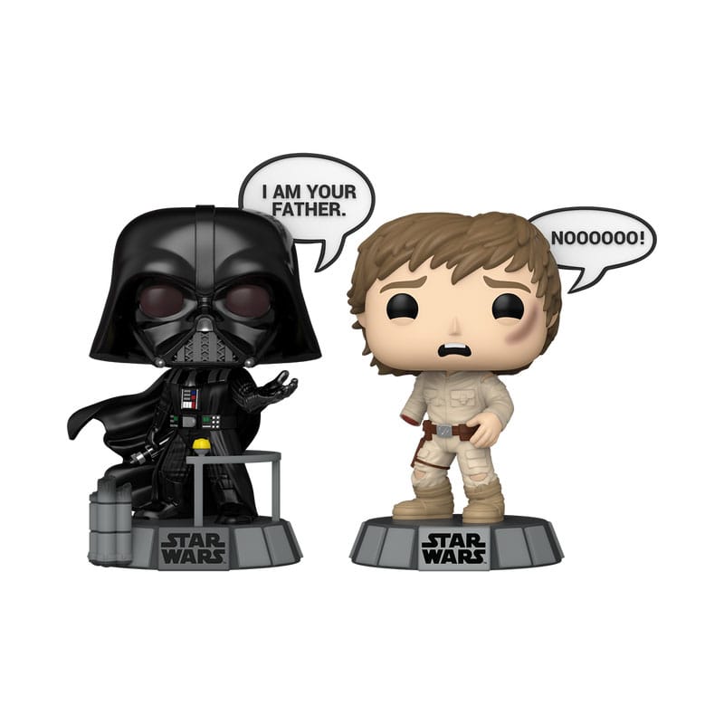 Star Wars: Sayings POP! Vinyl Figurák 2-Csomag Vader & Luke 9 cm