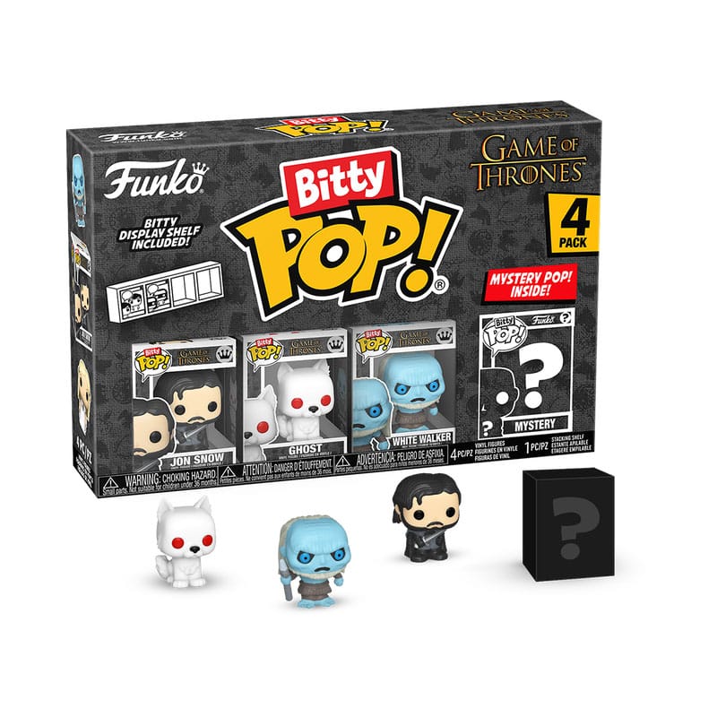 Game of Thrones Bitty POP! Vinyl Figura 4-es Csomag Jon Snow 2,5 cm