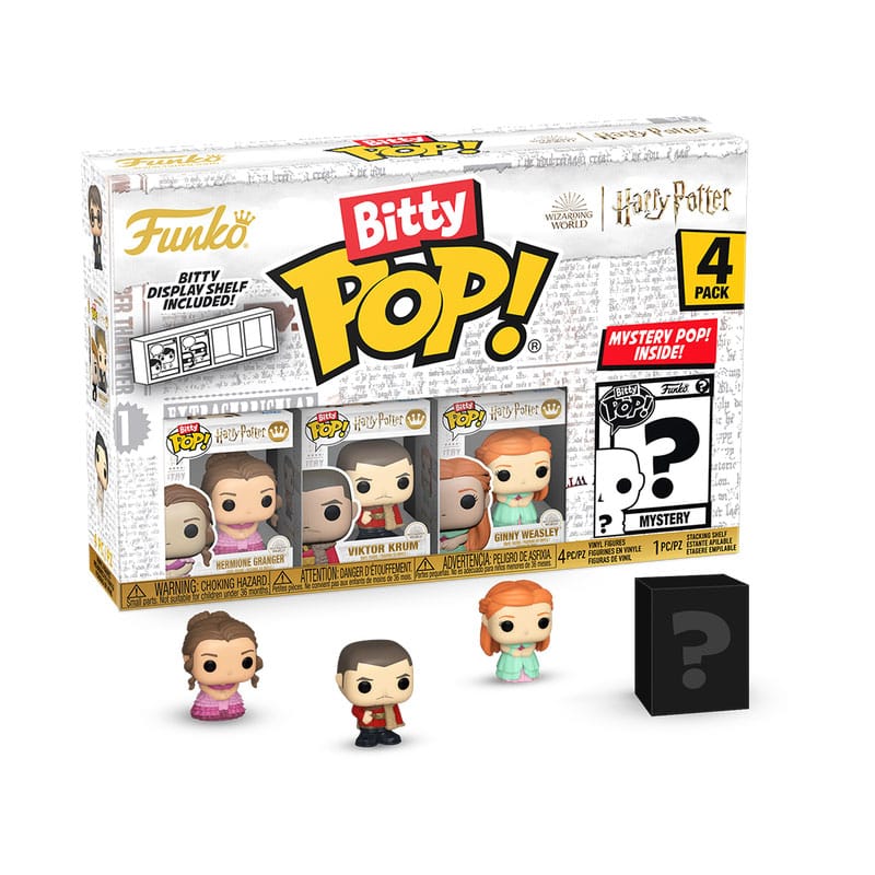 Harry Potter and the Serleg of Fire Bitty POP! Vinyl Figura 4-es Csomag Hermione 2,5 cm