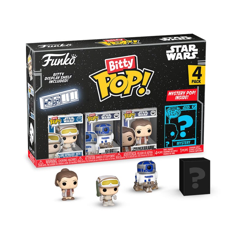 Star Wars Bitty POP! Vinyl Figura 4-es Csomag Luke 2,5 cm