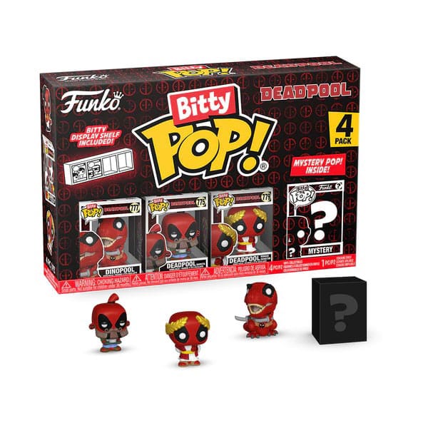 Deadpool Bitty POP! Vinyl Figura 4-es Csomag Dinopool 2,5 cm