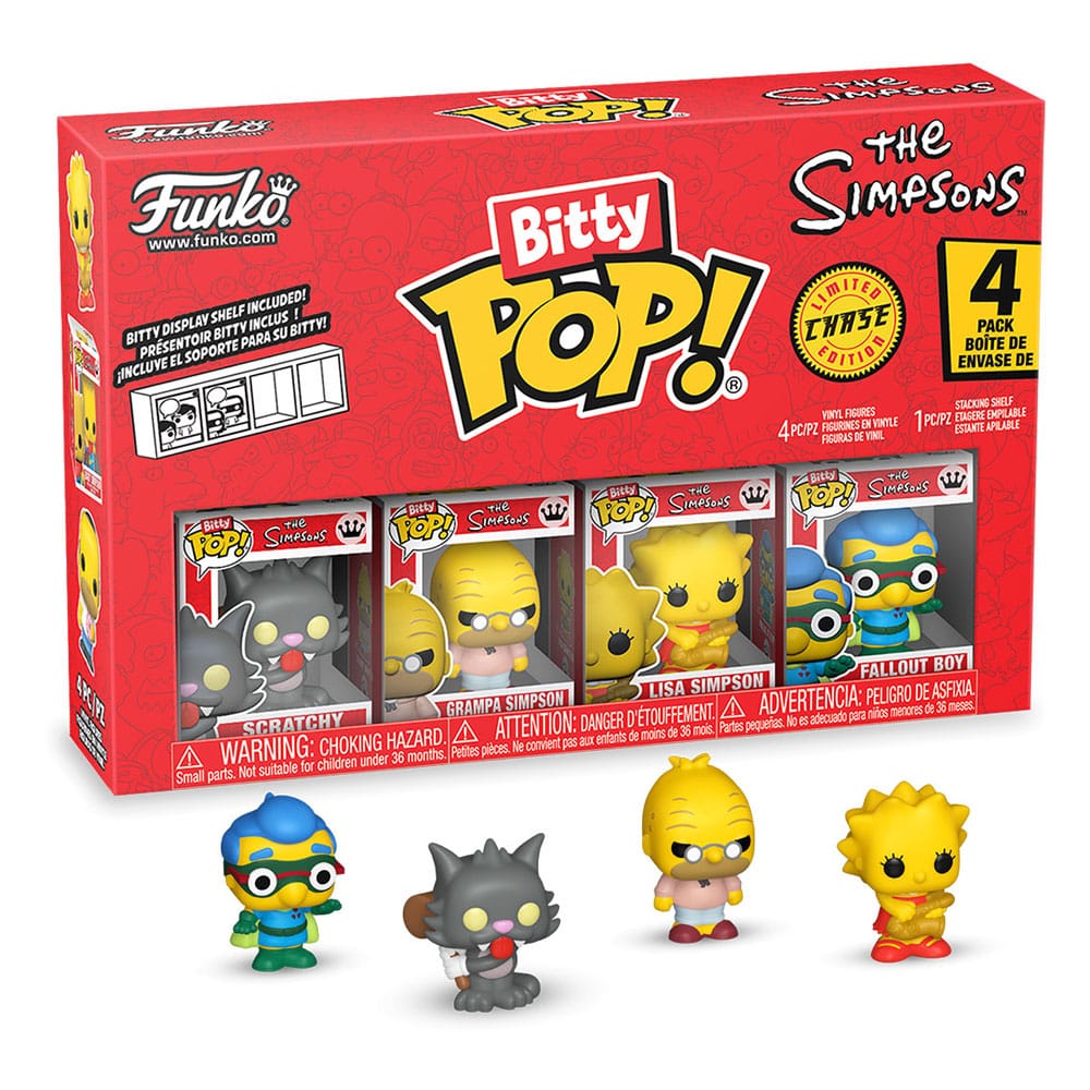 The Simpsons Bitty POP! Vinyl Figura 4-es Csomag Series 4 2 cm