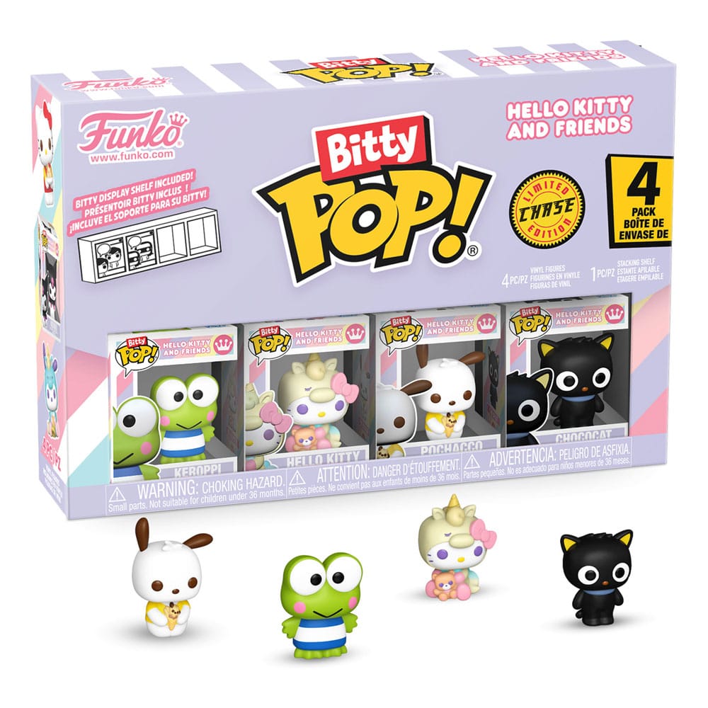 Hello Kitty and Friends Bitty POP! Vinyl Figura 4-es Csomag Series 2 2 cm