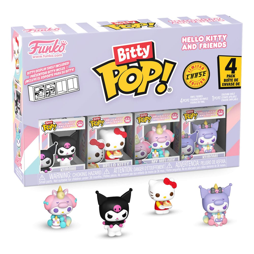 Hello Kitty and Friends Bitty POP! Vinyl Figura 4-es Csomag Series 3 2 cm