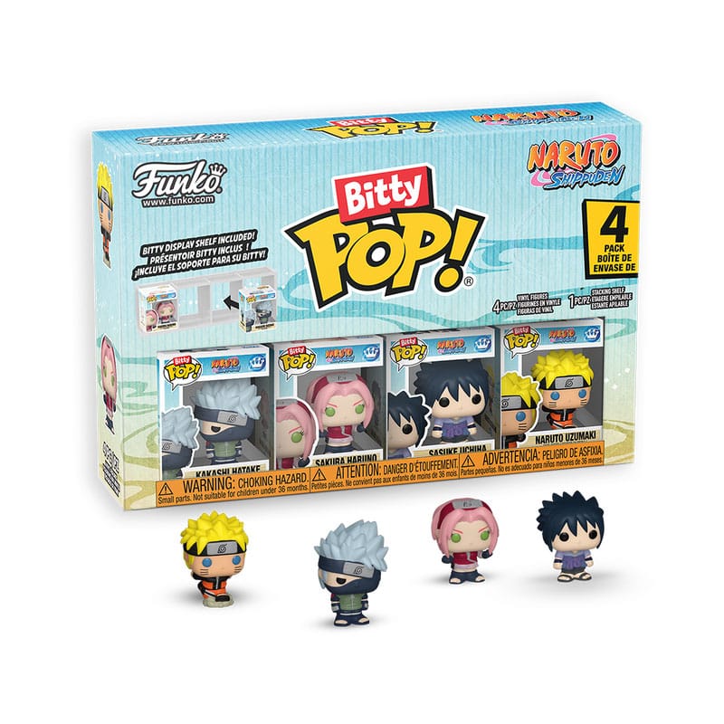 Naruto Shippuden Bitty POP! Vinyl Figura 4-es Csomag Team 7 w/CH 2,5 cm