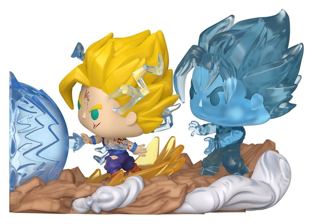 Dragon Ball Z POP Moments Vinyl Figurák Father-Son Kamehameha 9 cm