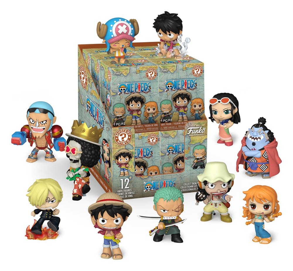 One Piece Mini Figurák PDQ 5 cm Készlet (12)