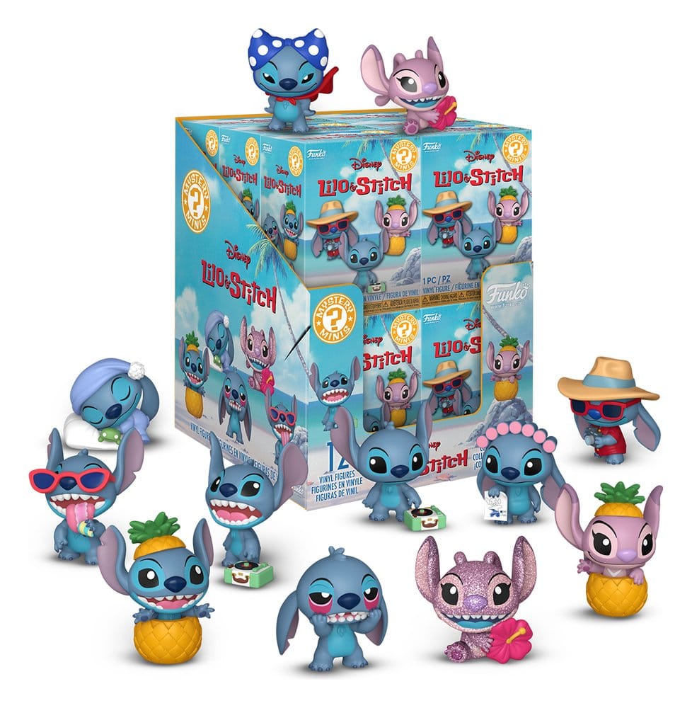 Lilo & Stitch Mini Figurák PDQ 5 cm Készlet (12)