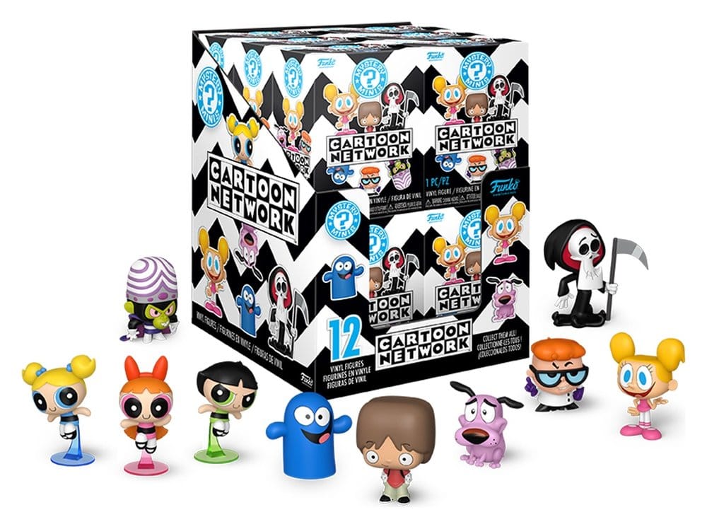 Cartoon Network Mystery Mini Figurák 5 cm Blind Doboz Készlet (12)