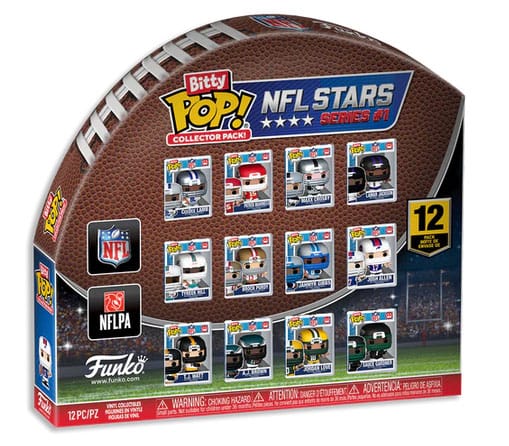 NFL Bitty POP! Vinyl Figura Multipack 2,5 cm Készlet (12)