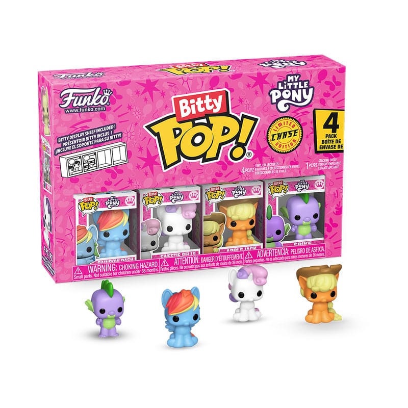 My Little Pony Bitty POP! Vinyl Figura 4-es Csomag Rainbow Dash 2,5 cm