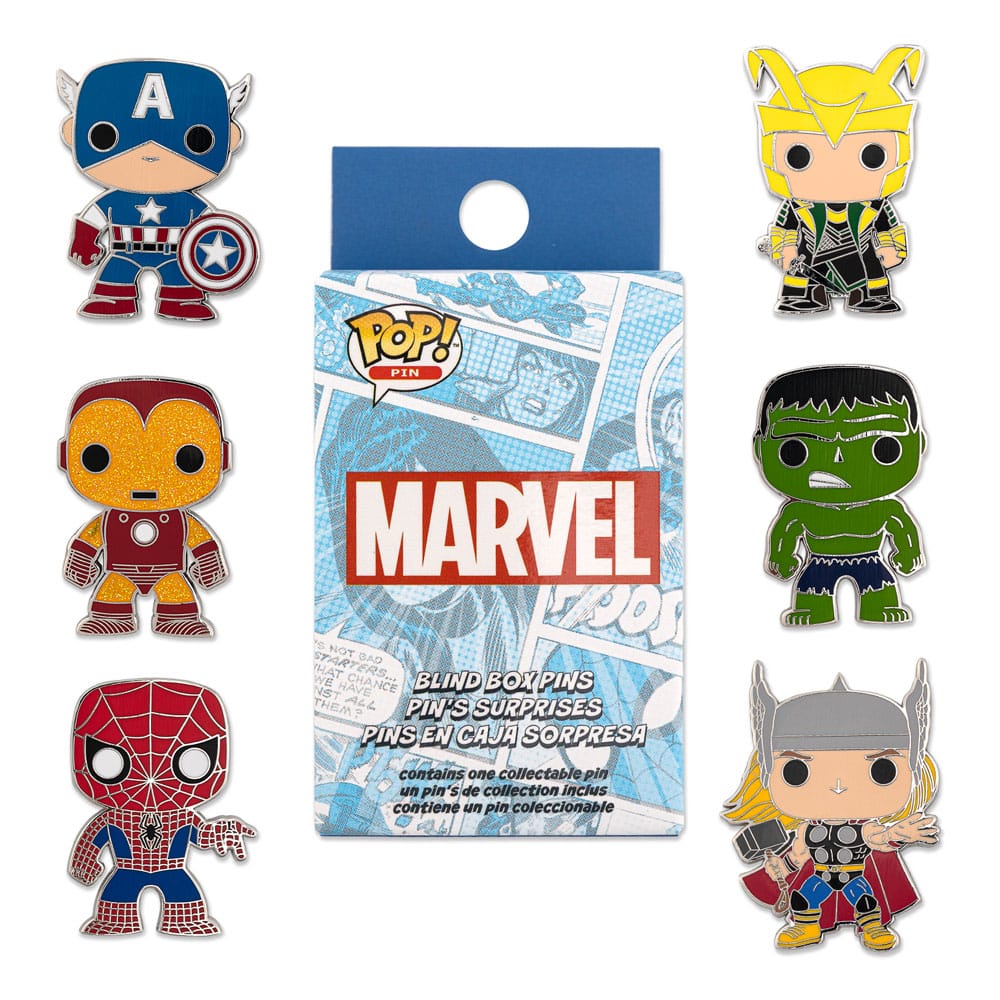 Marvel Loungefly POP! Enamel Pins Group 3 cm Válogatás (12)