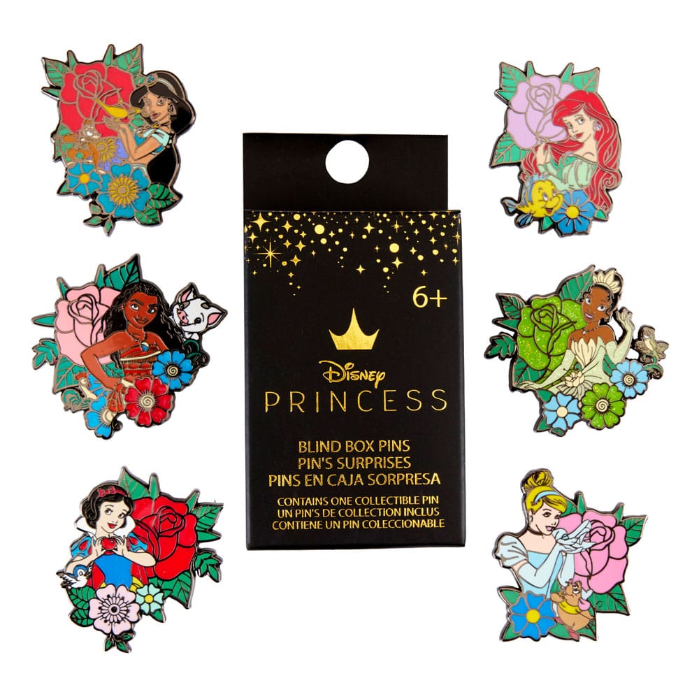 Disney Loungefly POP! Enamel Pins Princess Tattoo 3 cm Válogatás (12)