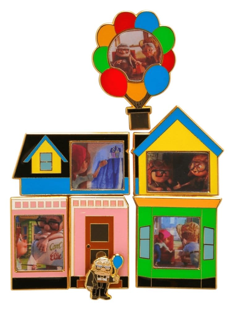 Disney Pixar by Loungefly Enamel Pins Blind Doboz UP Lenticular Puzzle Készlet (18)