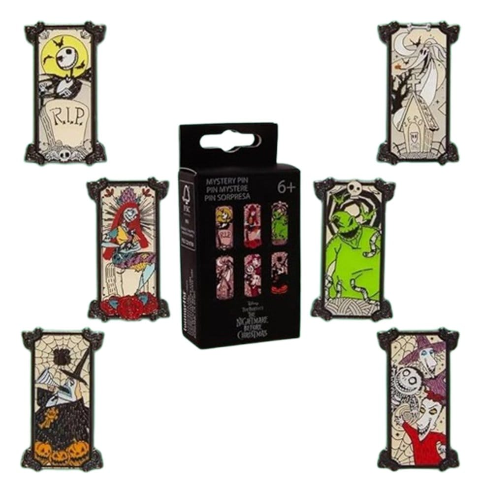 Nightmare before Christmas by Loungefly Enamel Pins Blind Doboz Portré Style Készlet (12)