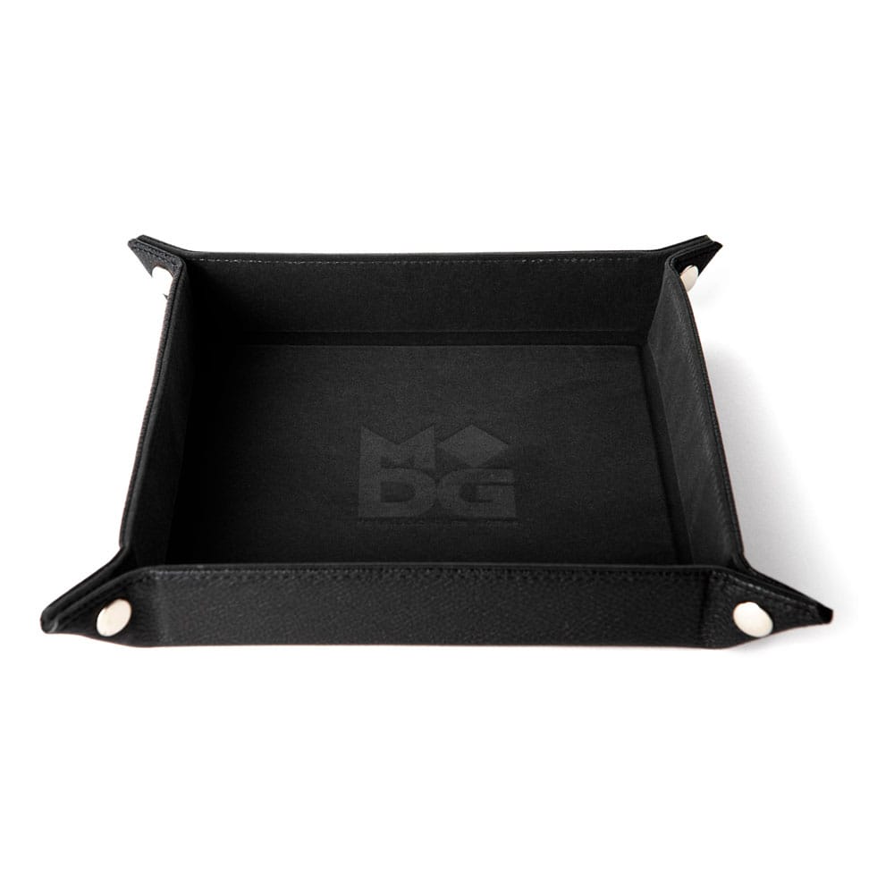 MDG Folding Dobókocka Tray Black Velvet