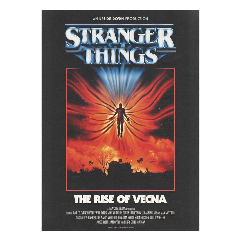 Stranger Things Art Print The Rise of Vecna Limitált Kiadás 42 x 30 cm