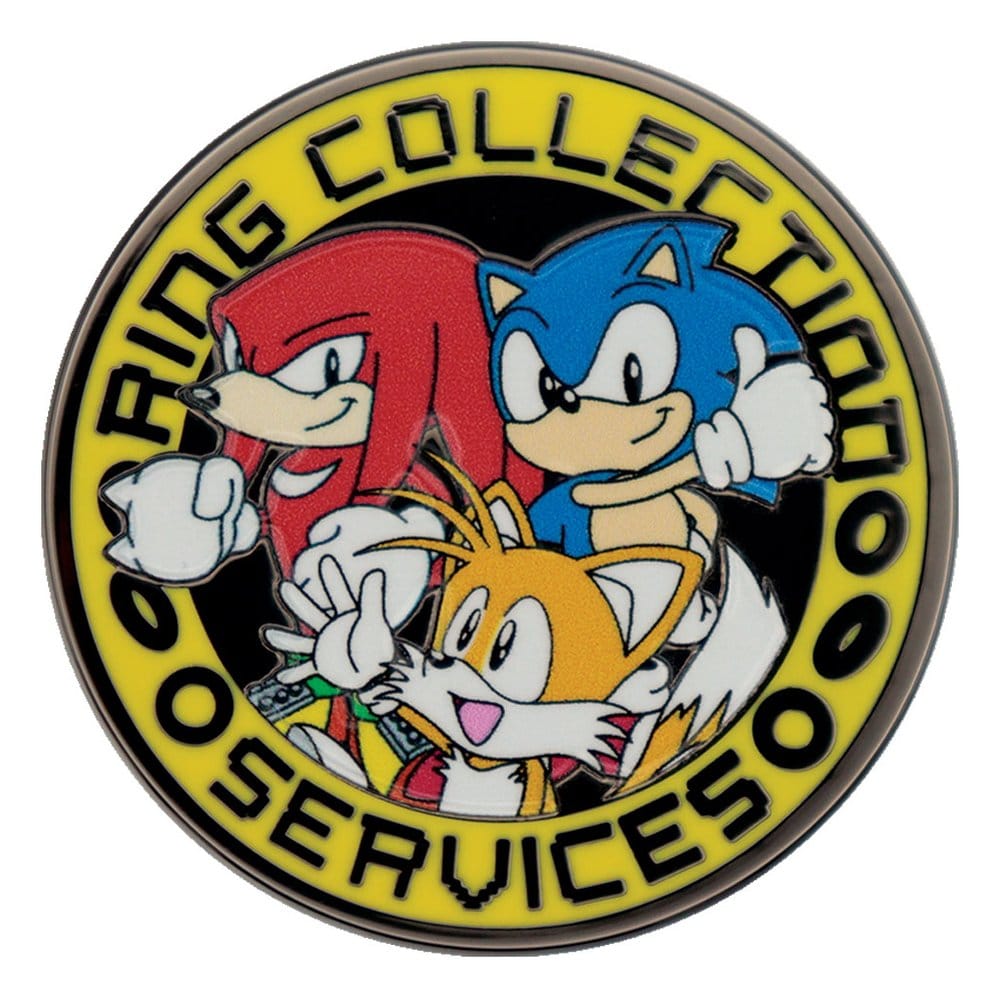 Sonic – The Hedgehog Kitűző Sonic, Tails, Knuckles Limitált Kiadás