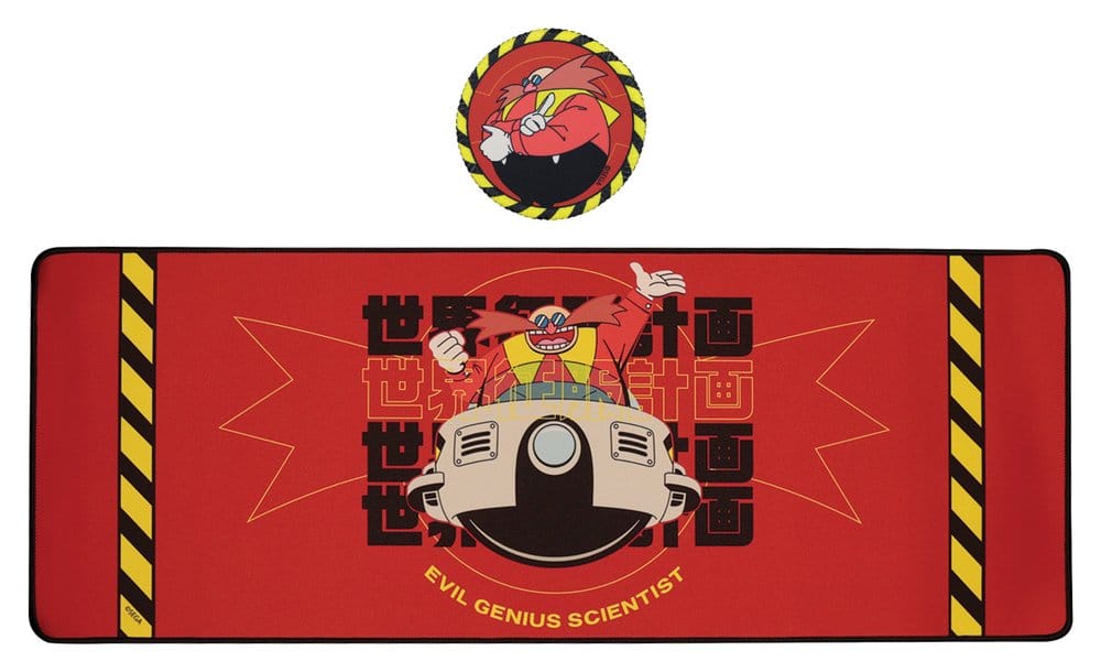 Sonic – The Hedgehog Desk Pad & Poháralátét Csomag Dr. Eggman