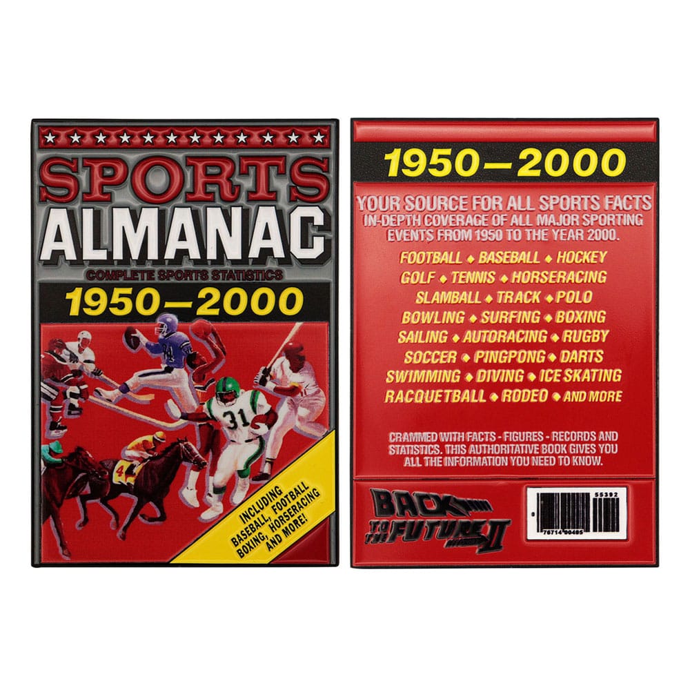 Back to the Future Ingot Sport Almanac Limitált Kiadás