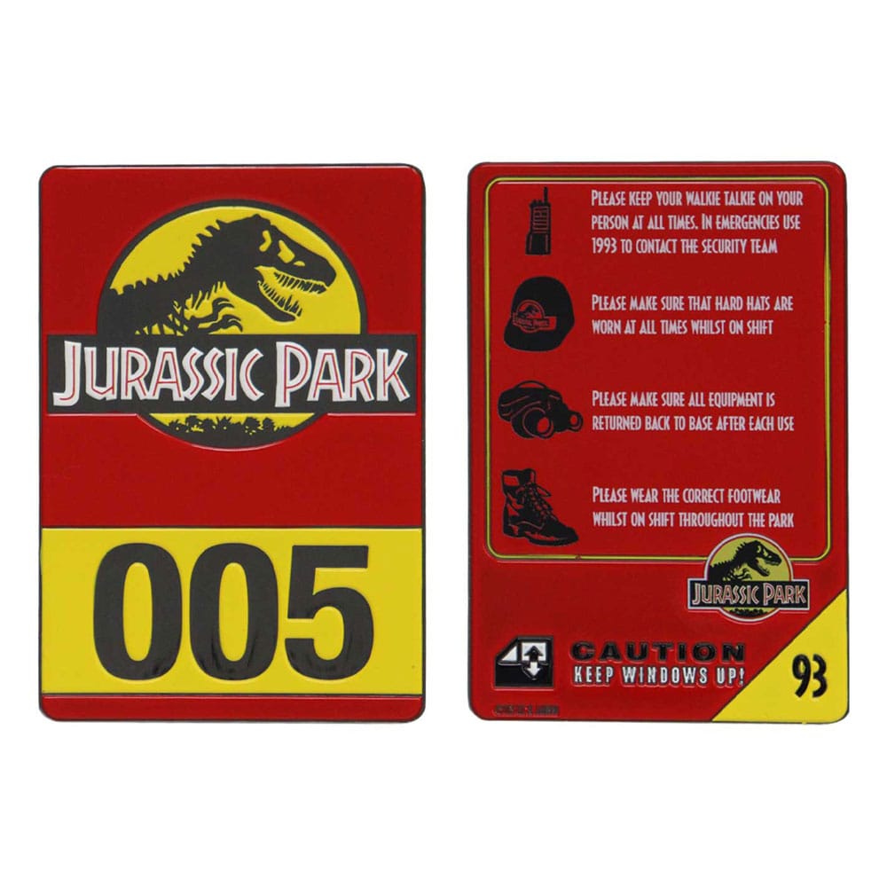 Jurassic Park Metal Kártya 30th Évfordulós Jeep Limitált Kiadás