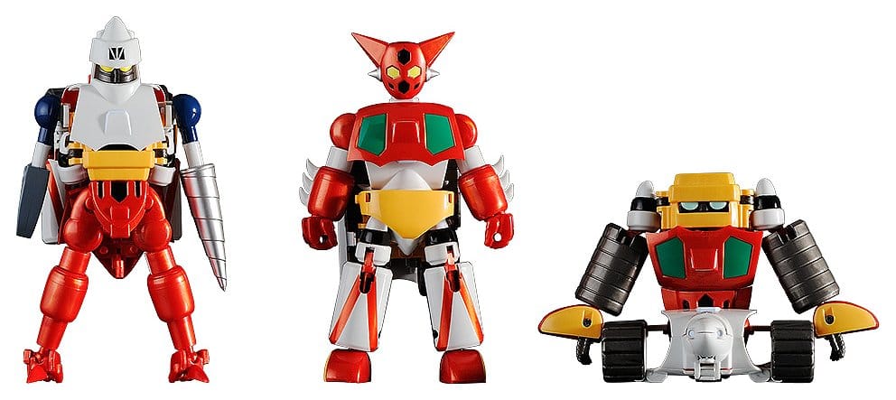 Getter Robo Akciófigura 3-as Csomag Dynamic Change Getter Robo 12 cm