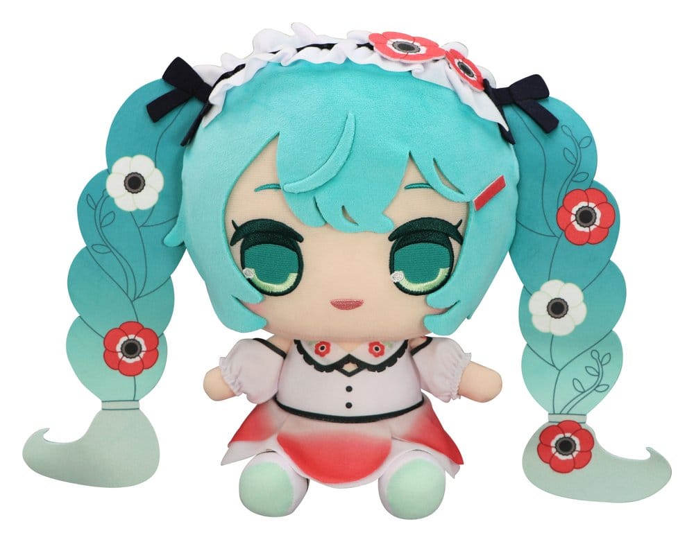 Hatsune Miku Kyurumaru Big Plüss Figura Anemone 26 cm