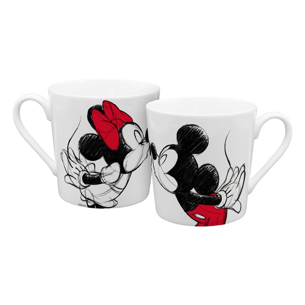 Disney Bögre Mickey Kiss Sketch