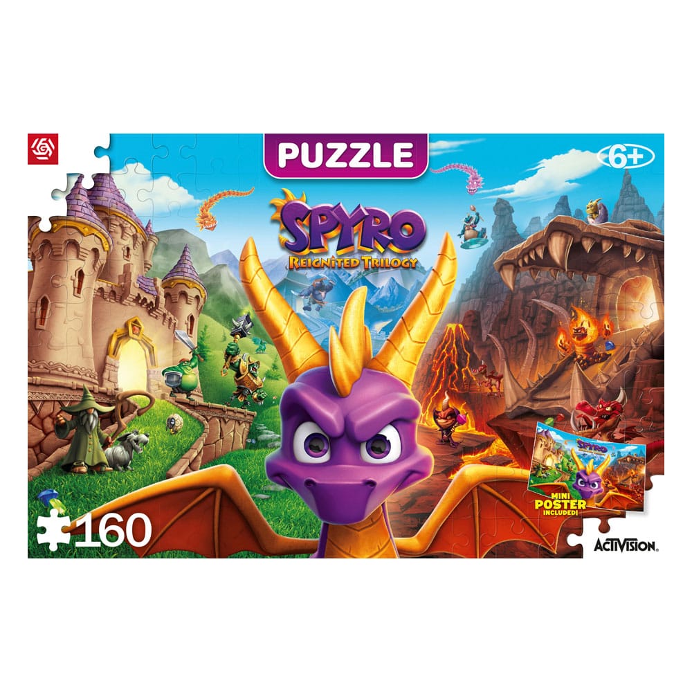 Spyro Reignited Trilogy Kids Puzzle (160 Darabos)