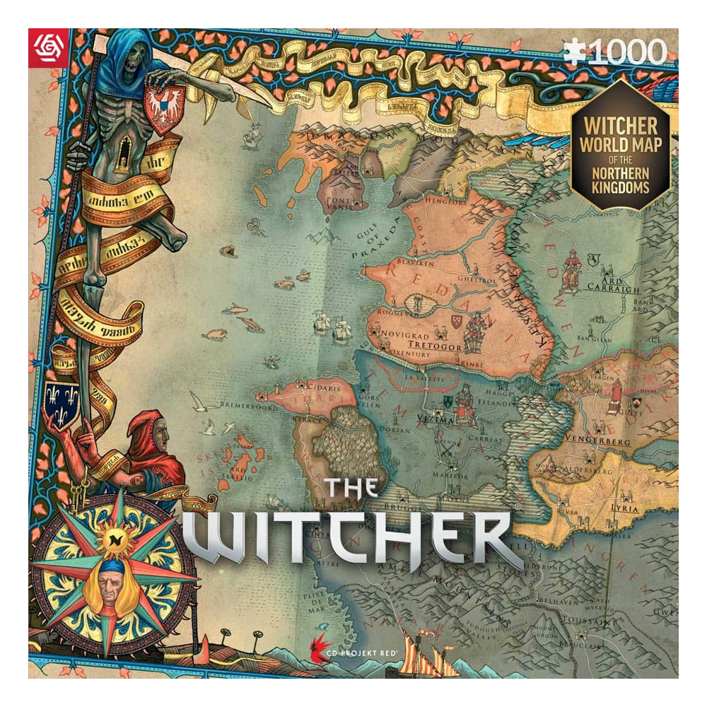 The Witcher 3 Gaming Puzzle The Northern Kingdoms (1000 Darabos)