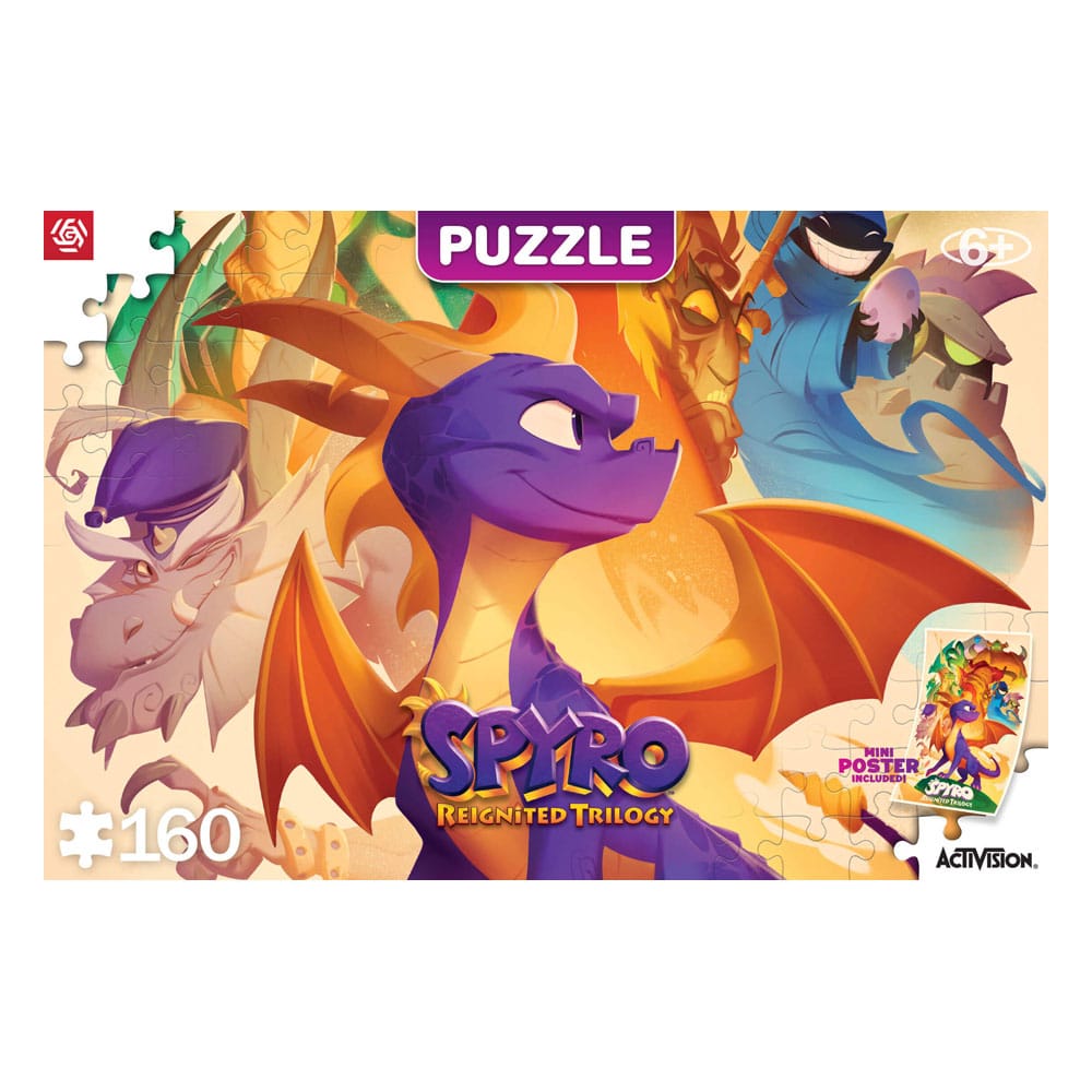 Spyro Reignited Trilogy Kids Puzzle Heroes (160 Darabos)