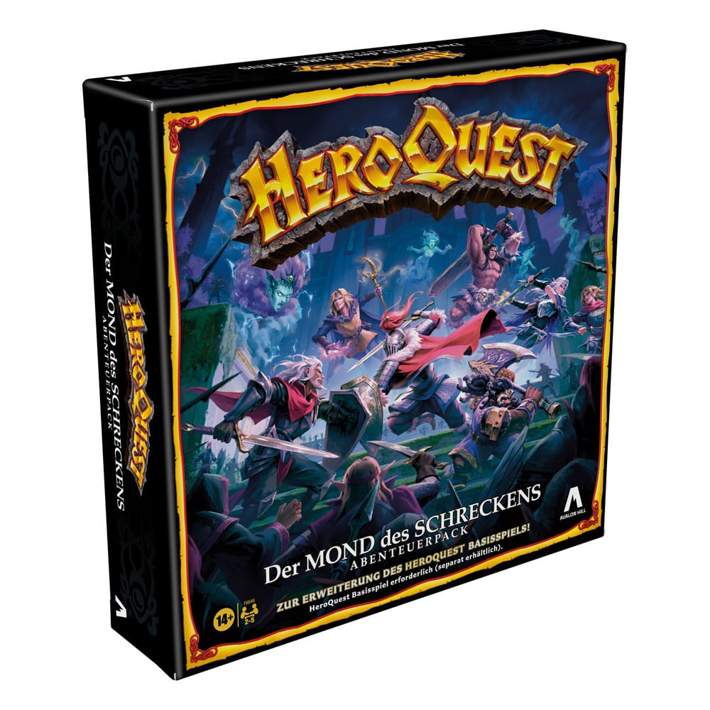 HeroQuest Társasjáték Expansion Der Mond des Schreckens Quest Csomag *Német Nyelvű Verzió*