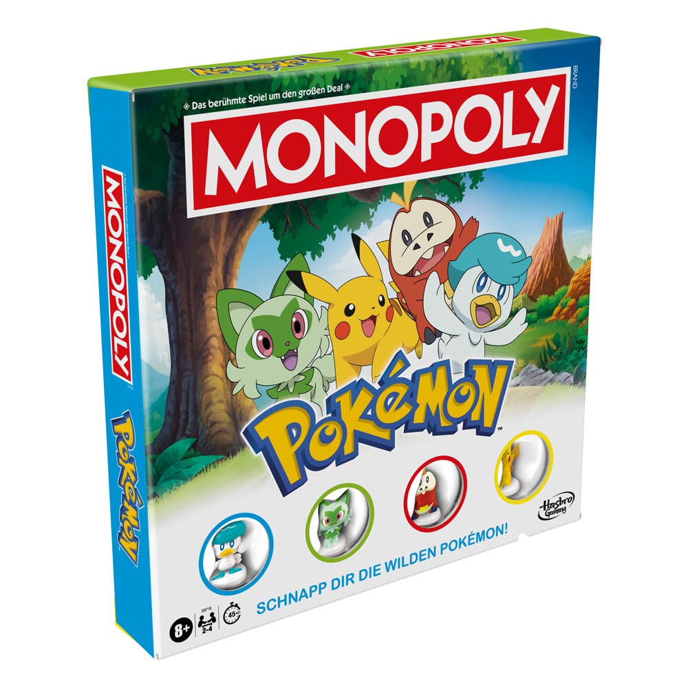 Pokémon Társasjáték Monopoly *Német Nyelvű Verzió*