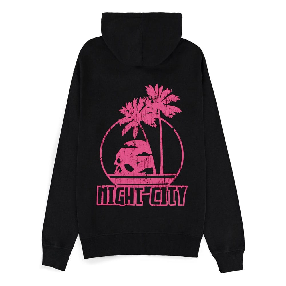 Cyberpunk 2077 Zipper Hoodie Night City Size S