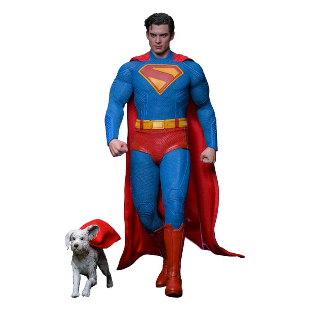 Superman (2025) Movie Masterpiece Akciófigura 1/6 Superman & Krypto 33 cm