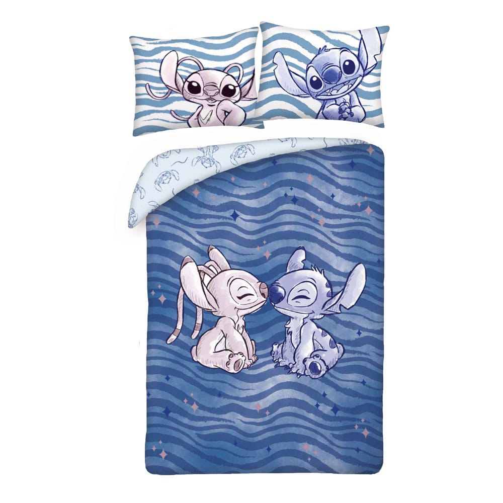 Lilo & Stitch Paplan Csomag Stitch & Angel Waves 140 x 200 cm / 70 x 90 cm