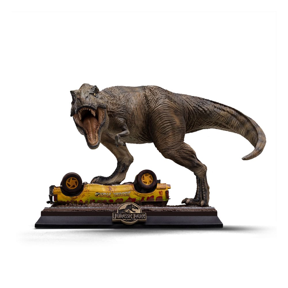 Jurassic Park Icons Szobor T-Rex Attack 15 cm