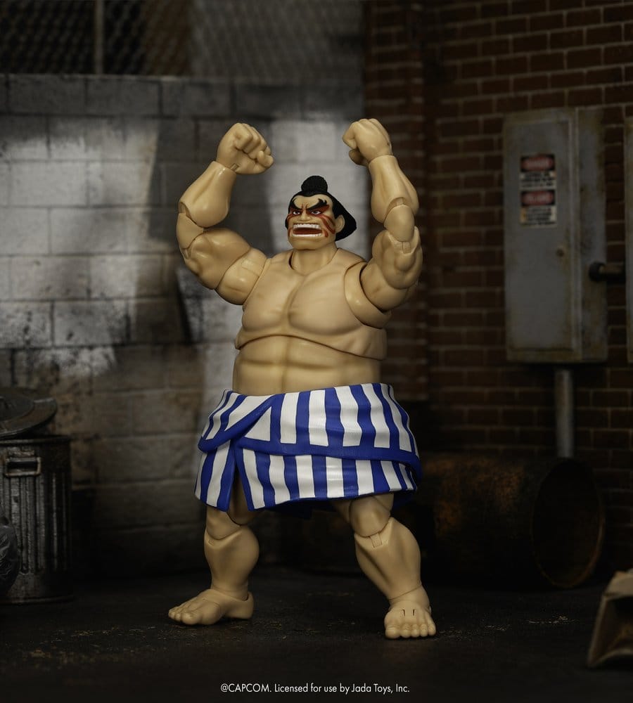Ultra Street Fighter II: The Final Challengers Akciófigura 1/12 E. Honda 16 cm