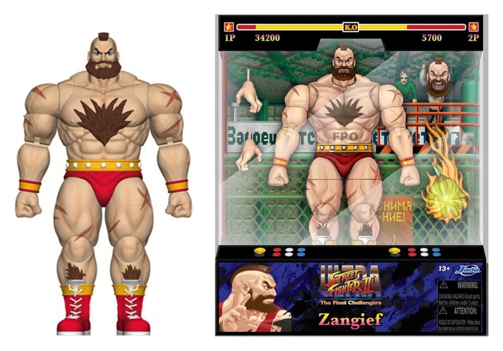 Ultra Street Fighter II: The Final Challengers Akciófigura 1/12 Zangief 18 cm