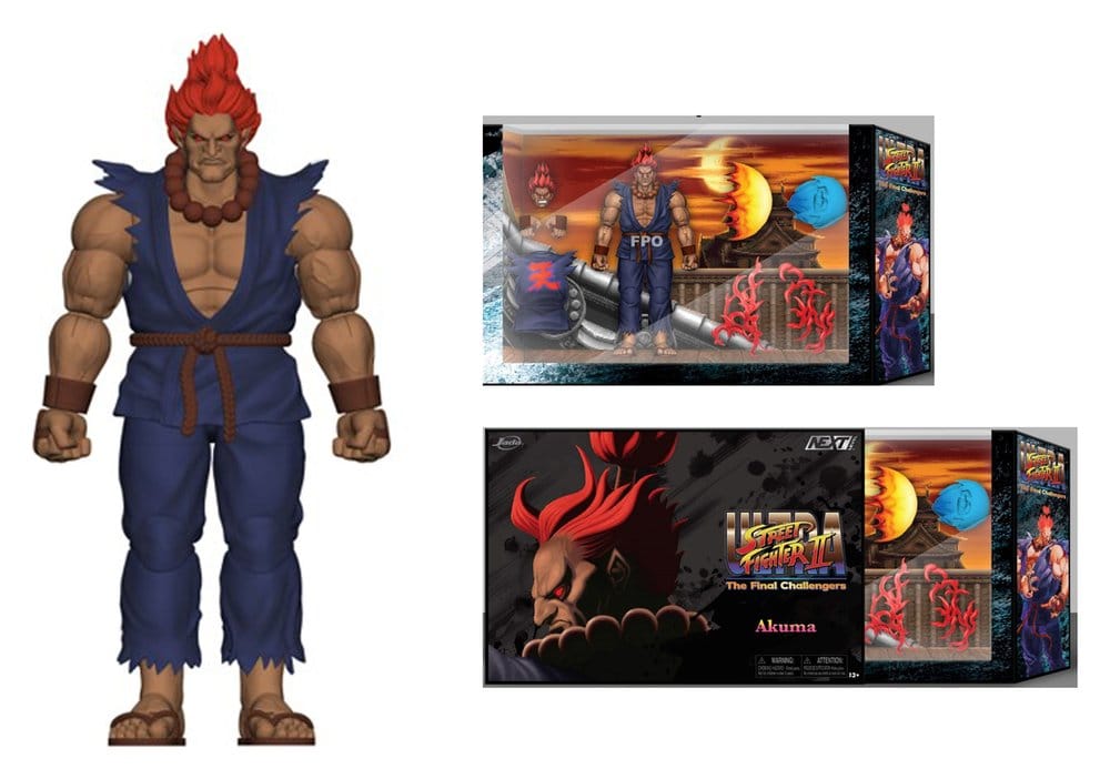 Ultra Street Fighter II: The Final Challengers Akciófigura 1/12 Akuma 15 cm